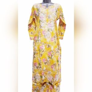 Asta Selections - Hand Embroidered Cotton Salwar & Kurta set